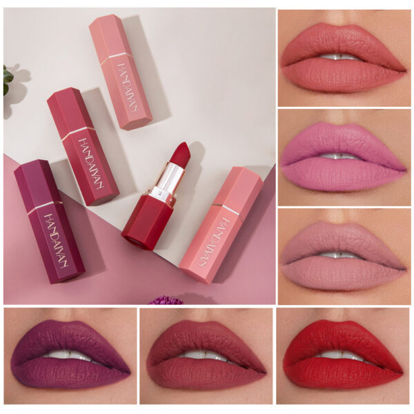 Wholesale Plastic Shell 6 Color Matte Moisturizing Lipstick Lipstick