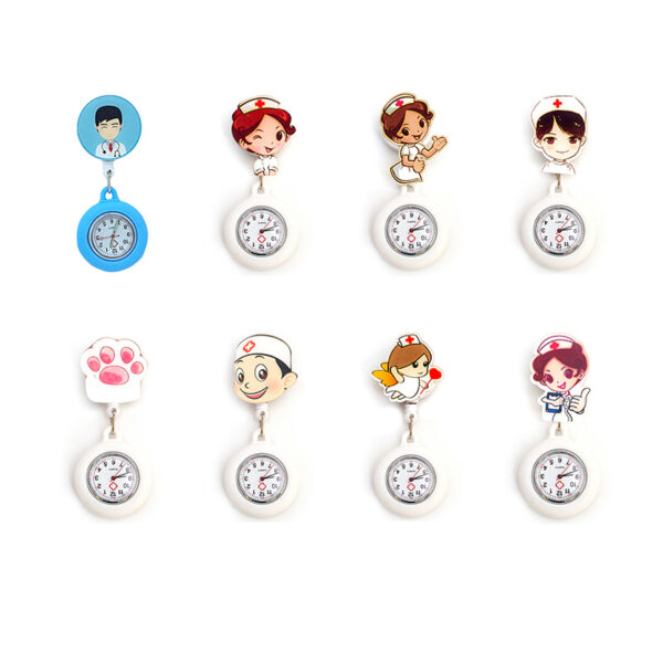 Wholesale Silicone Luminous Nurse Pocket Watch