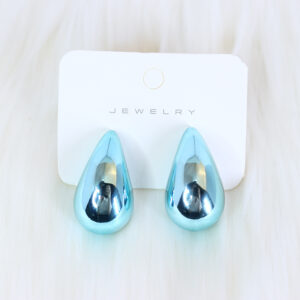 Blue electroplating water drop