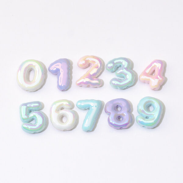 O1CN01NKSsu91jdZFa03KhH_2206721624571-0-cib Wholesale DIY Digital Loose Beads Transparent Frosted Three-dimensional Through-hole Beads