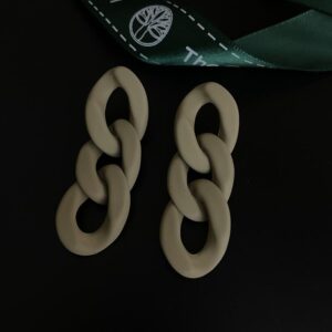 0634 Curry color chain 925 silver needle