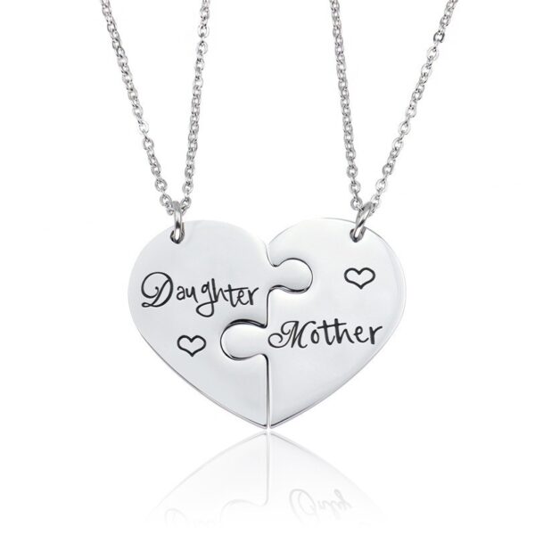 Wholesale Mom's Baby Mother's Day Gift Lettering Titanium Steel Necklace