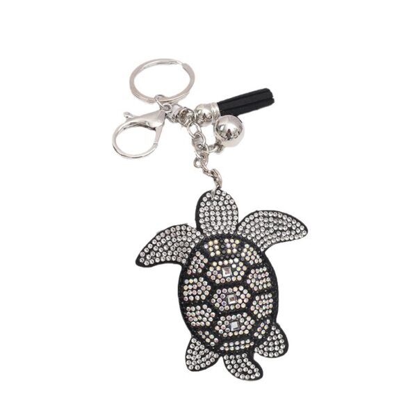 Wholesale Velvet Turtle Hot Diamond Keychains