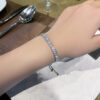 Wholesale Super Shiny Light Luxury Zircon Bracelet