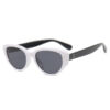 Wholesale PC Black and White Cat-eye Sunglasses
