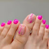 Wholesale Rose Line Toenails Nail Stickers