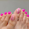 Wholesale Rose Line Toenails Nail Stickers