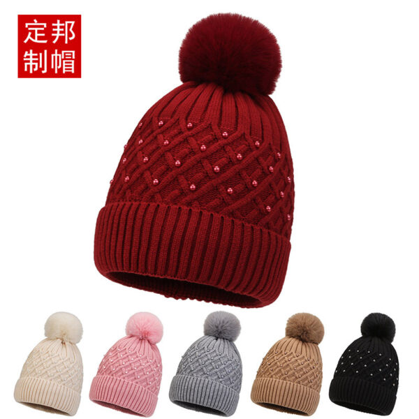 Wholesale Winter Wool Ball Knitted Hats, Wool Hats
