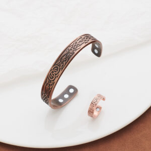 Antique copper tricyclic bracelet suit