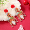 Wholesale Christmas Snowman Elk Acrylic Earrings