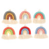 O1CN01NTxO0K1NSBoLBOf1d_2214300421568-0-cib Wholesale Cotton Handwoven Tassel Rainbow Keychain Accessories