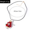 Wholesale Christmas Ornaments Plush Christmas Tree Plastic Necklace Sweater Chain