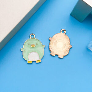 1 dripping green bird 17x21mm-15384-1.4g