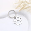 Wholesale Stainless Steel Cat Claw Keychains