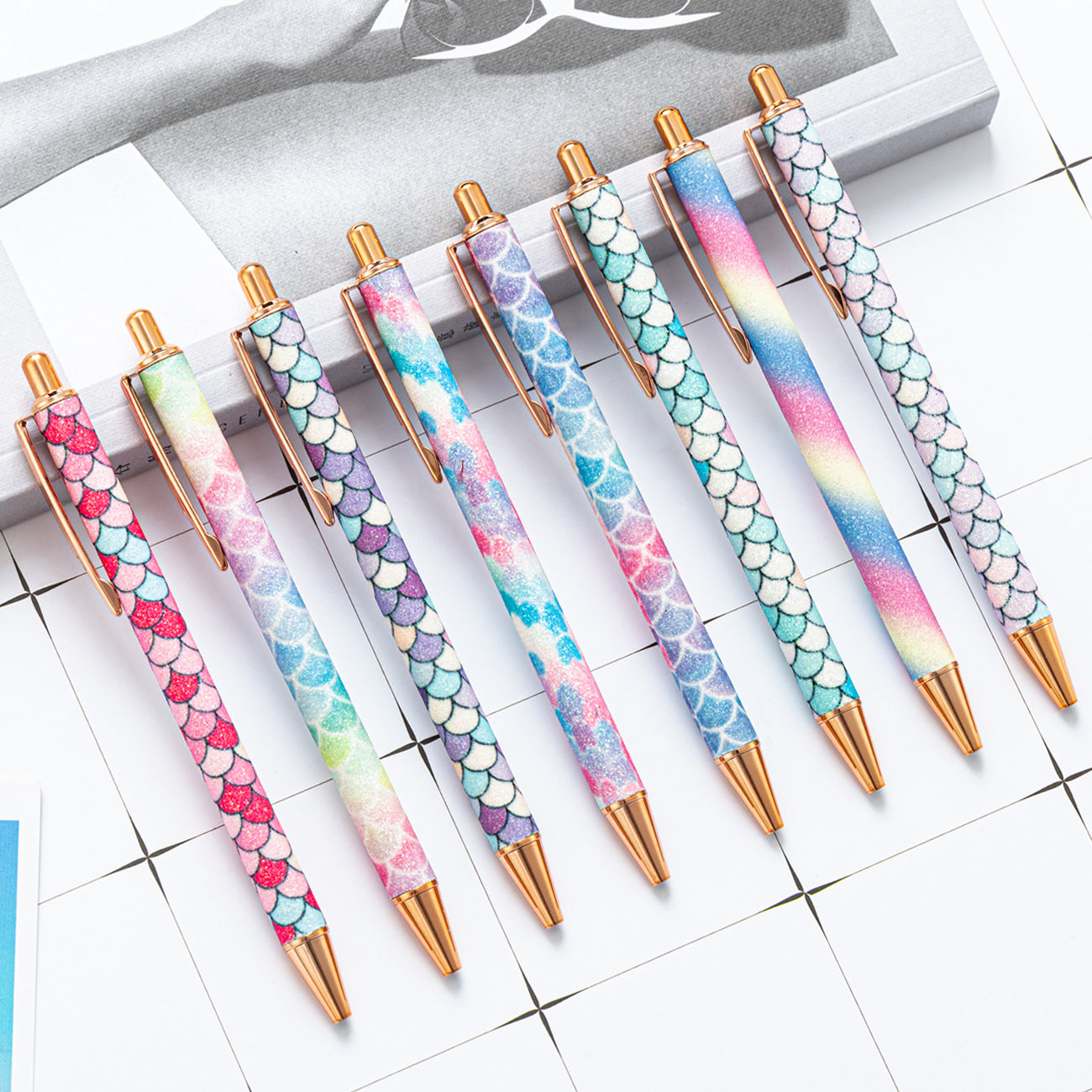 Wholesale Metal Colored Fish Pattern Ballint Pen