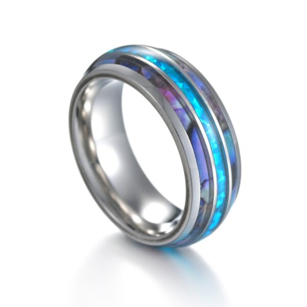 Wholesale Australian Baby Shell  Men's Carbide Rings