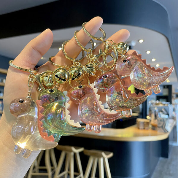 Wholesale Colorful Dinosaur Acrylic Keychain