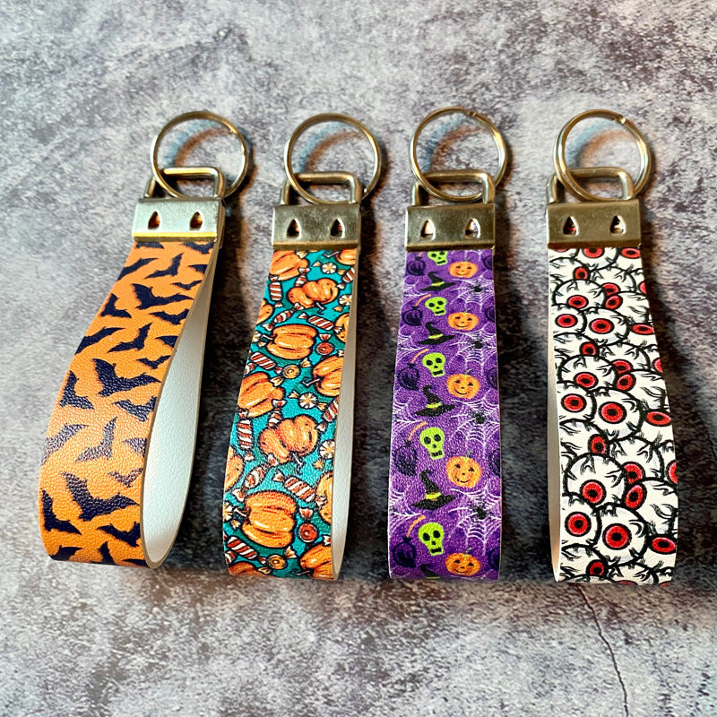 Wholesale Leather Wristband Keychain