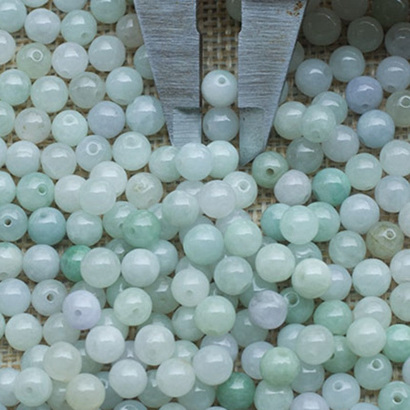 Wholesale 5MM Natural Jadeite Beads