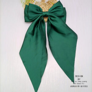 Dark Green-scarf bow