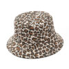 Wholesale Canvas Double -sided Leopard Fisherman Hat