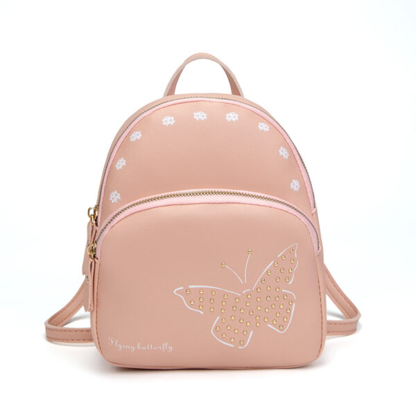 O1CN01NoKJeB1xqInrlQ1Rp_3360526494-0-cib Wholesale Rivet Butterfly Decorative Shell PU Small Backpack