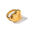 O1CN01Npnq0x2ElaHoQ3Fo9_2210913638785-0-cib Wholesale New Arrival Love Stainless Steel Gold Plated Ring