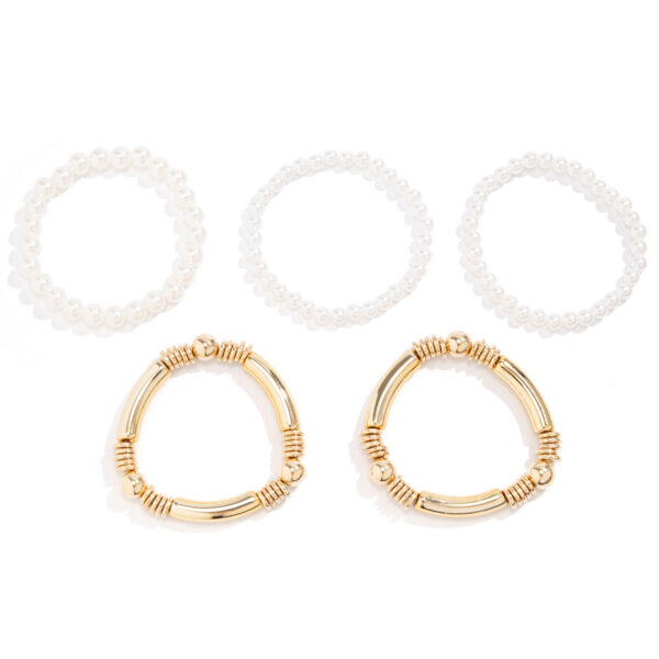 O1CN01Nqtgoj23L3dTgdtdi_1005997238-0-cib Wholesale Multi-layer Bead Stacked Metal Bracelet Set