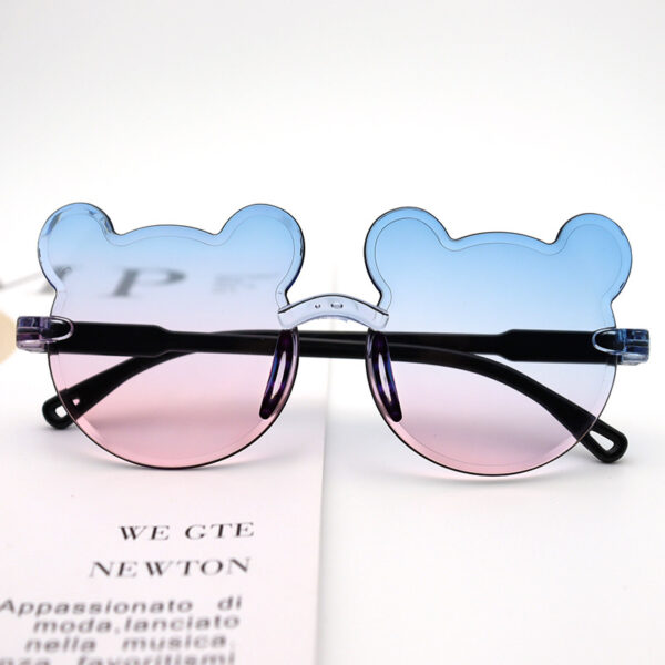 Wholesale Resin Bear One-piece Frame Children's Sunglasses