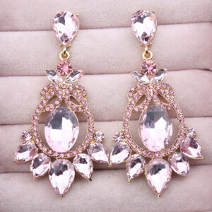 O1CN01Nup6Ze1W9FxBfBpBQ__2200726082745-0-cib Wholesale Vintage Luxury Crystal Cutout Zinc Alloy Earrings
