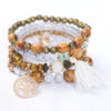 O1CN01NuyPq41evos7ddUVG_2207680323934-0-cib Wholesale Bohemian Tassel Multilayer Wooden Beads Bracelet