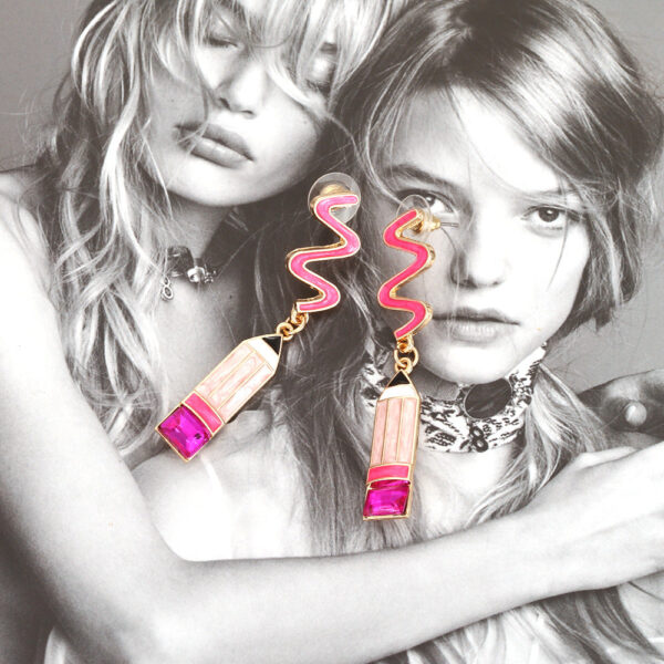 Wholesale Teacher's Day Crayon  Alloy Earrings