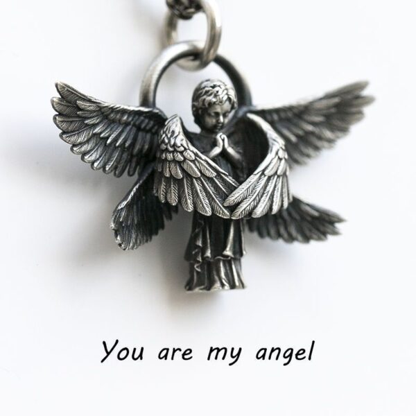 Wholesale Seraph Pendant Alloy Necklace