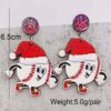 Wholesale Christmas Collection Wooden Earrings