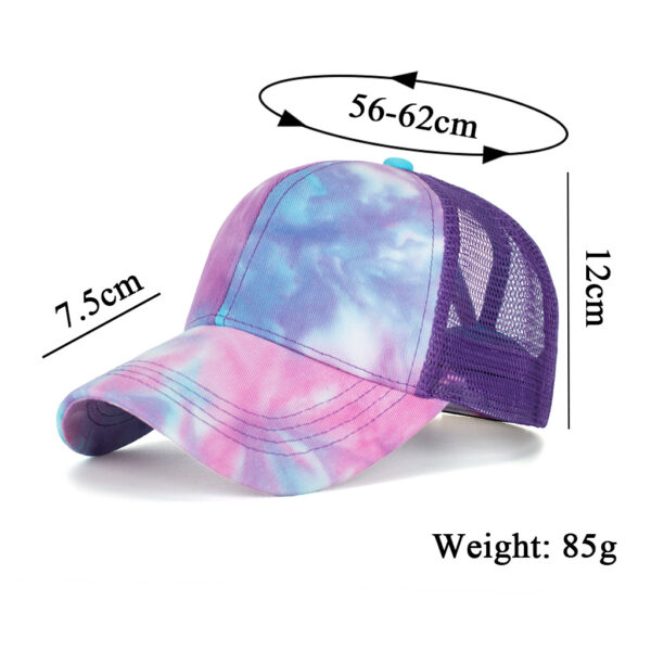 O1CN01NxxKxr1GDLYNJVPMo_2018910588-0-cib Wholesale New Tie Dye Ponytail Mesh Baseball Cap