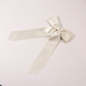 Double-layer large ribbon beige 18g