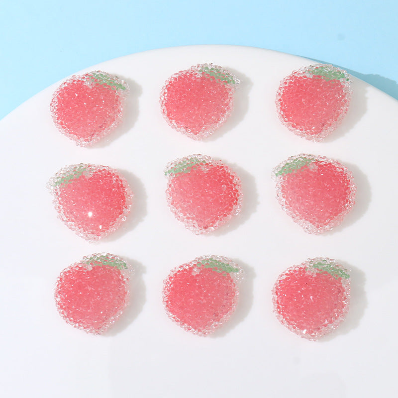 Wholesale Peach DIY Ornaments Aessories Beads