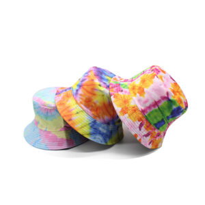 Wholesale Cotton Tie-dyed Double-sided Fisherman Hat