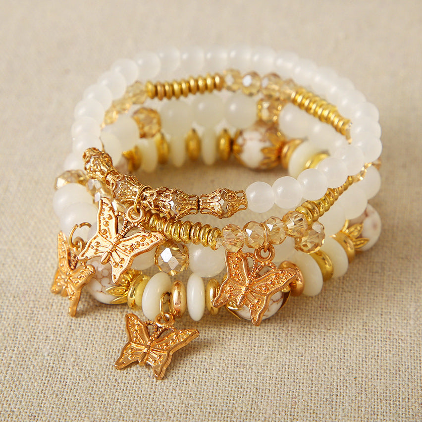 Wholesale Four Piece Butterfly Bracelet