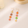 Wholesale Small Daisy Small Flower Color Alloy Earrings