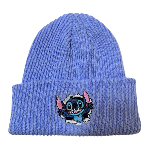 Wholesale Embroidered Autumn and Winter Outdoor Warm Cartoon Anime Yarn Hat