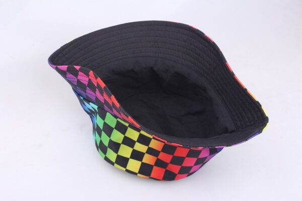 Wholesale Creative Plaid Printed Cotton Polyester Fisherman Hats