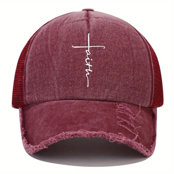 O1CN01O4rzfR21gStIMEtKv_2851097014-0-cib-1 Wholesale Printed Faith Torn Baseball Cap