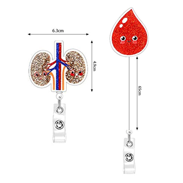 Wholesale Badge Reels Doctor Nurse ABS Retractable Keychains