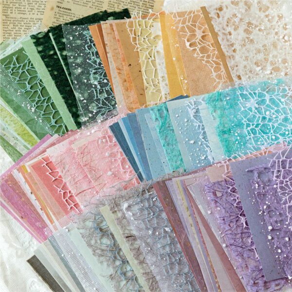 Wholesale Mixed Material Paper Paper Romantic Series Light Retro Lace Notebook DIY Decoration 6 Models