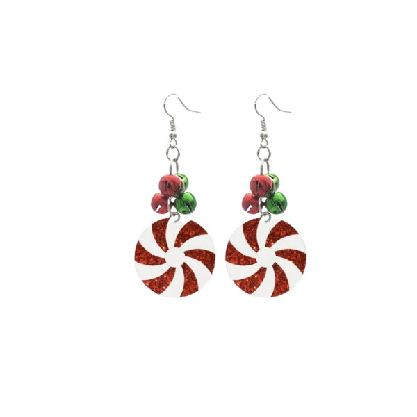 O1CN01OAv7Nl1ZFcarHD42i_1794553165-0-cib Wholesale New Christmas Tree Colorful Bulbs Bell Candy Design Earrings