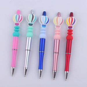 Wholesale Beadable Pens Hot Air Balloon Beads Plastic Ballpoint Pen