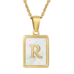 Golden R (including chain)