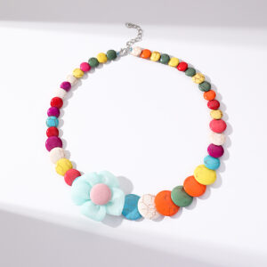 Colored with flowers