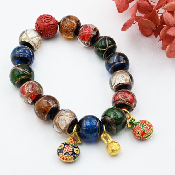 O1CN01ODdwmO1Wvo0XwQziB_2214774342851-0-cib Wholesale Incense Gray Glazed Buddha Beads Multicolored Treasures Tunjin Beast Bracelet